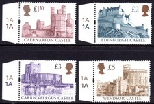 1997 ENSCHEDE PLATE 1A1A SET OF 4, FINE UNMOUNTED MINT