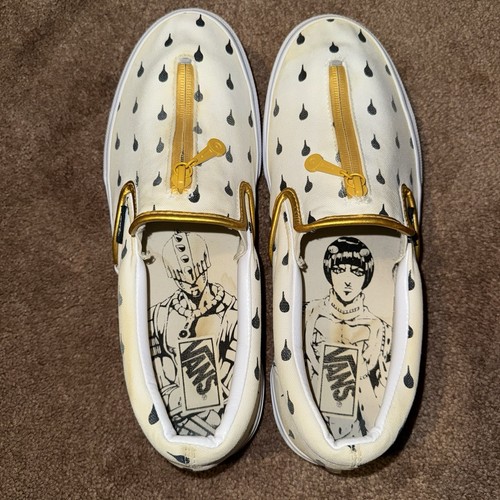 JoJo's Bizarre Adventure Golden Wind x VANS Collaboration Sneaker Size 10 READ - Picture 7 of 9