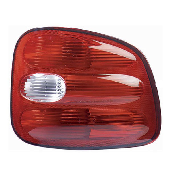 1997-2000 Ford F-150 Right Rear Tail Light Red Clear F85Z-13404-BA