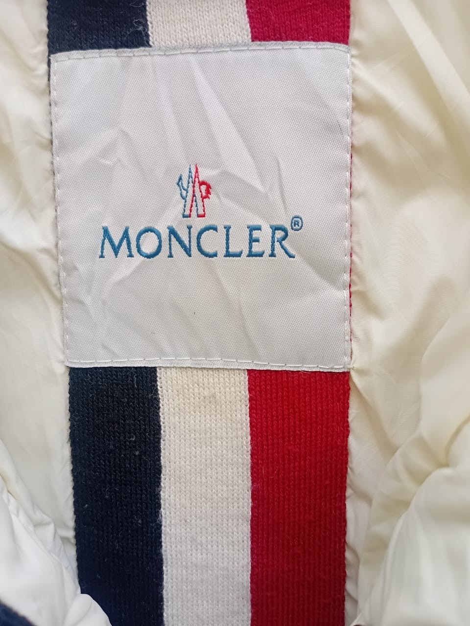 Authentic Moncler Branson Down Jacket Gray Wool B… - image 8