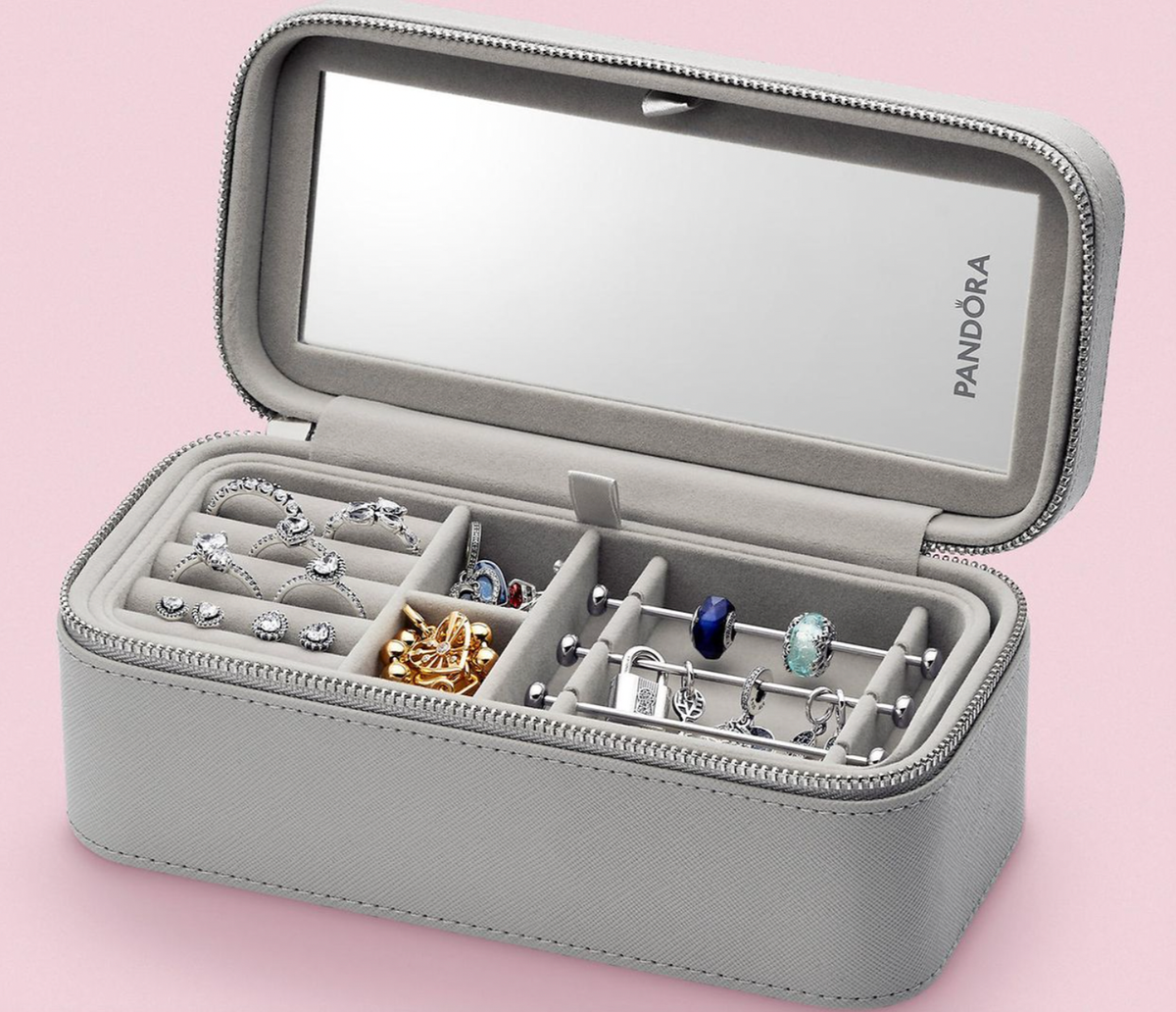 PANDORA Grey Small Jewelry Box NEW | eBay
