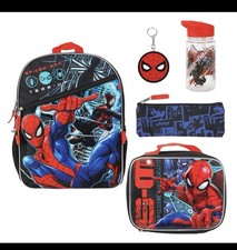 Marvel Spider-man 5 Piece School Backpack Set...