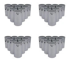 40Pcs Lug Nut Covers 33mm Thread-on Chrome ABS Plastic Lug Replaces # TNUT-F2L