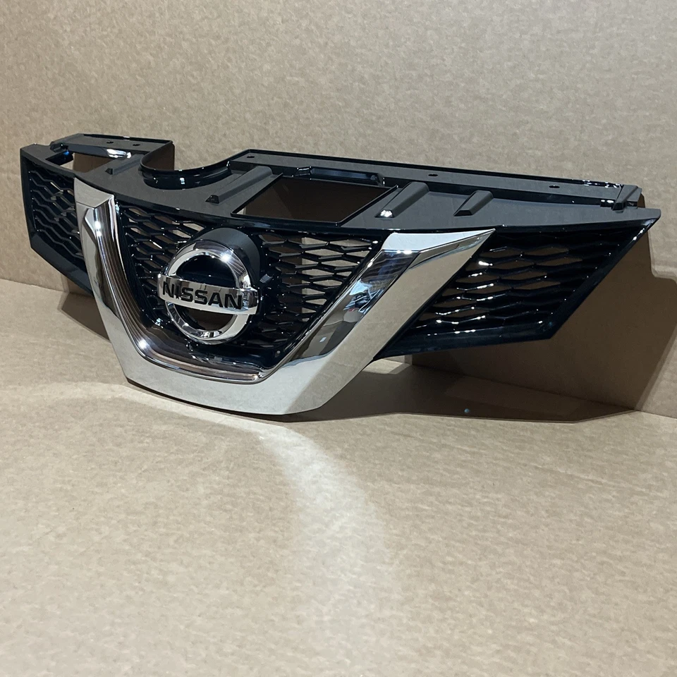 NUEVO para parachoques delantero Nissan Rogue 2014-2016 conjunto de parrilla superior y emblema Foto 2 de 4