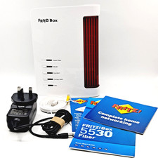 FRITZ! Box 5530 Fiber AX WiFi 6 WIRELESS ROUTER includes 2.5G Gigabit Lan Port