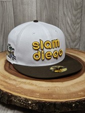 San Diego Padres New Era 59Fifty Fitted Hat Cap Size 7 3/8 NWT MLB Slam Diego 
