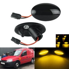 LED Seitenblinker Blinker Schwarz Passend für Opel Astra F Corsa B C Meriva X03