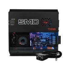 DS18 SMD 4-Channel Class AB Amplifier with VM-1 Voltmeter and Digital LED Lights
