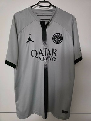PSG Jordan Trikot Neymar Jr. Nike #10 2XL Grau Auswärtstrikot Fällt wie XL aus