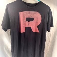 Vtg Pokemon T Shirt Black Red Distressed Team Rocket Authentic 1990s 2000s Small