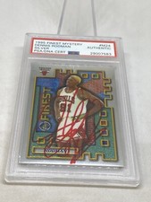 Dennis Rodman AUTO AUTOGRAPH 1995 PSA /DNA AUTHENTIC POP 4 Bulls RED INK HOF