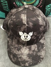 Disney Parks Halloween Mickey Mouse Pumpkin Glow In The Dark Baseball Cap 2024