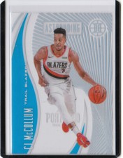 19-20 Panini Illusions Astounding Sapphire #16 CJ McCollum Trail Blazers