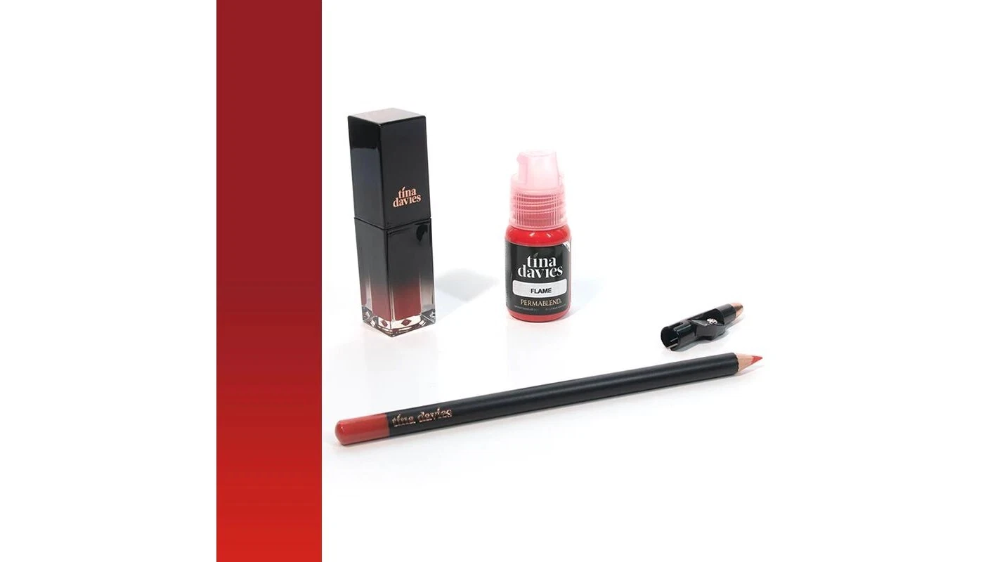Flame 1/2oz Trio Pigment, Lip Blush & Pen