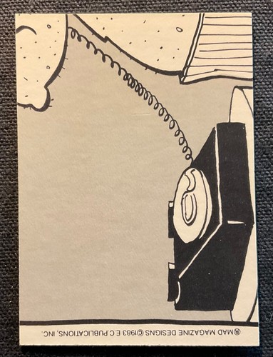 1983 Fleer Goes MAD Trading Card Stickers - Singles & Wax Packs-  MAD Magazine - Picture 93 of 192