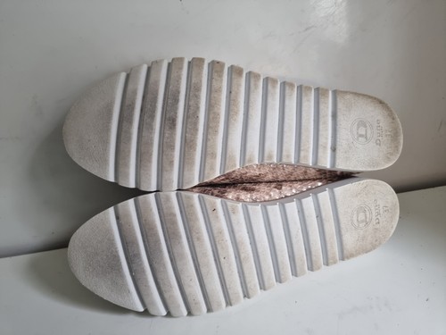 DUNE LONDON DESIGNER UK 4 EU 37 WOMENS BEIGE SNAKE LEATHER LOAFERS FLAT SHOES - Picture 15 of 15