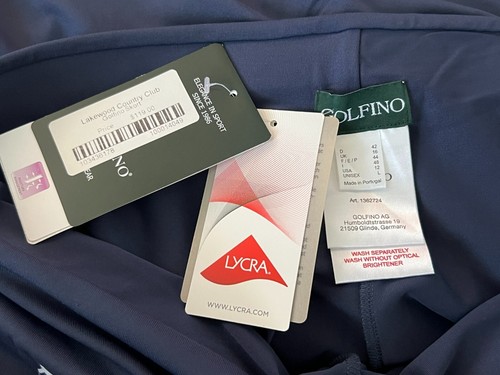 GOLFINO A-Line Skort , Womens US Size 12, Flat Front, Navy Blue, NEW - Picture 5 of 10