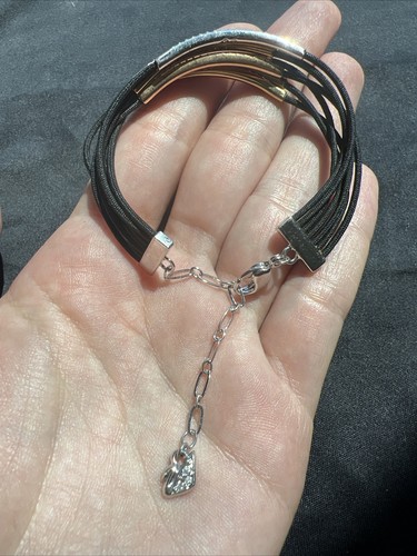 Beautiful Swarovski Adjustable Women’s Bracelet Silver Gold Rose Gold No Box - Picture 6 of 6