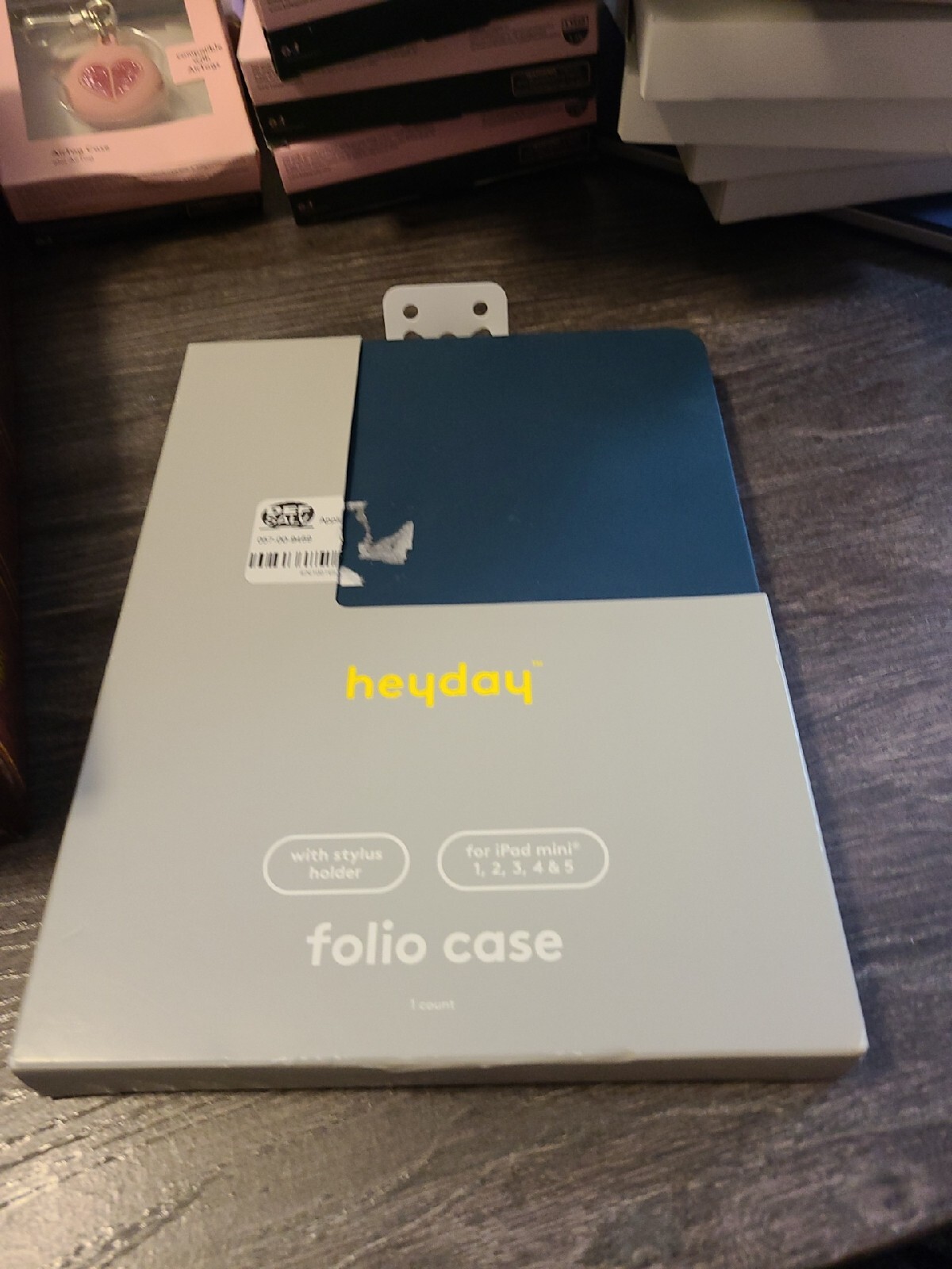 heyday Folio Case for Apple iPad Mini 1 5 with stylus holder Teal Blue NEW eBay