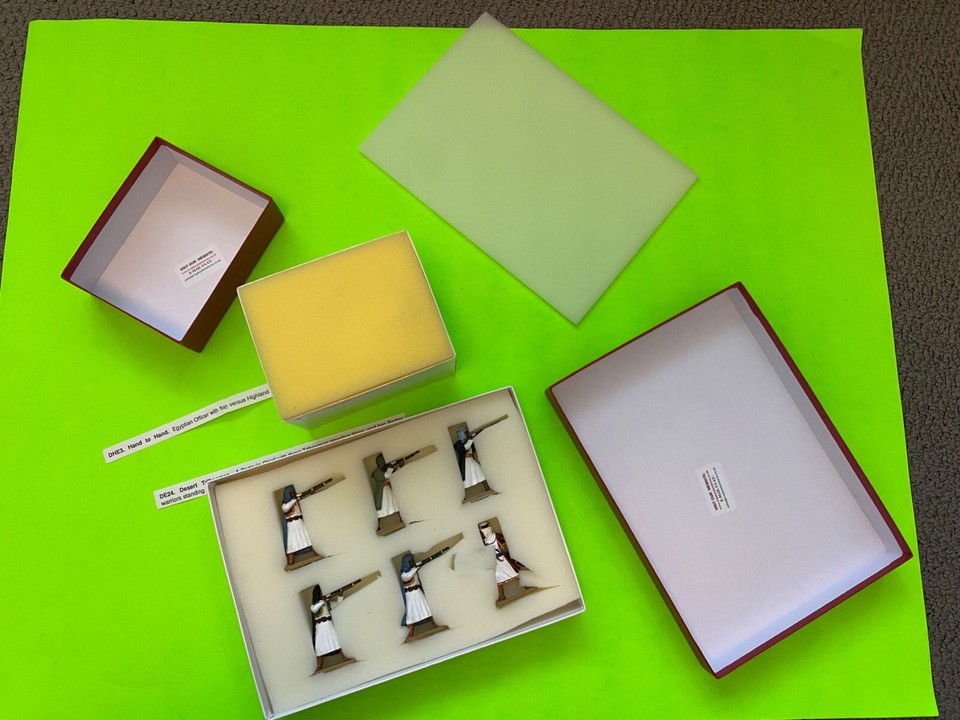 Trophy Miniatures Toy Soldiers. Egypt and Sudan. DHE3 / DE24 Dragon