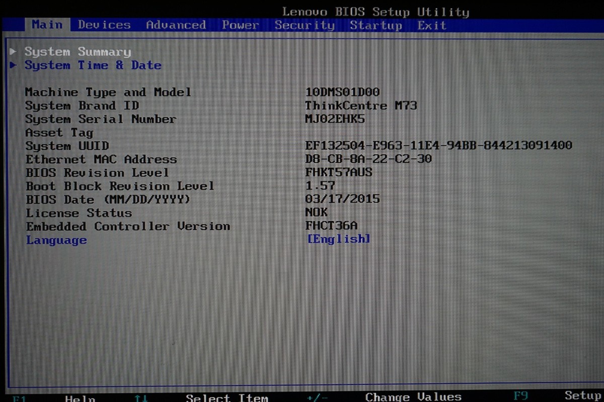 Lenovo ThinkCentre M73 Tiny Desktop i7-4785T @ 2.20GHz 4GB Ram No