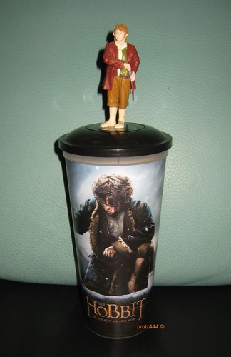 HOBBIT 3 – DIE SCHLACHT DER 5 HEERE mit 5 Topper / Figuren SET KINO TRINK BEcher - Bild 2 von 22
