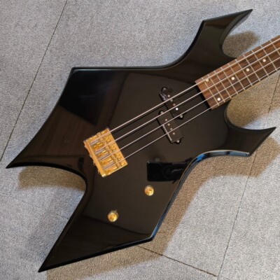 B.C. Rich Warlock Electric Bass Duncan Black One Pick Up