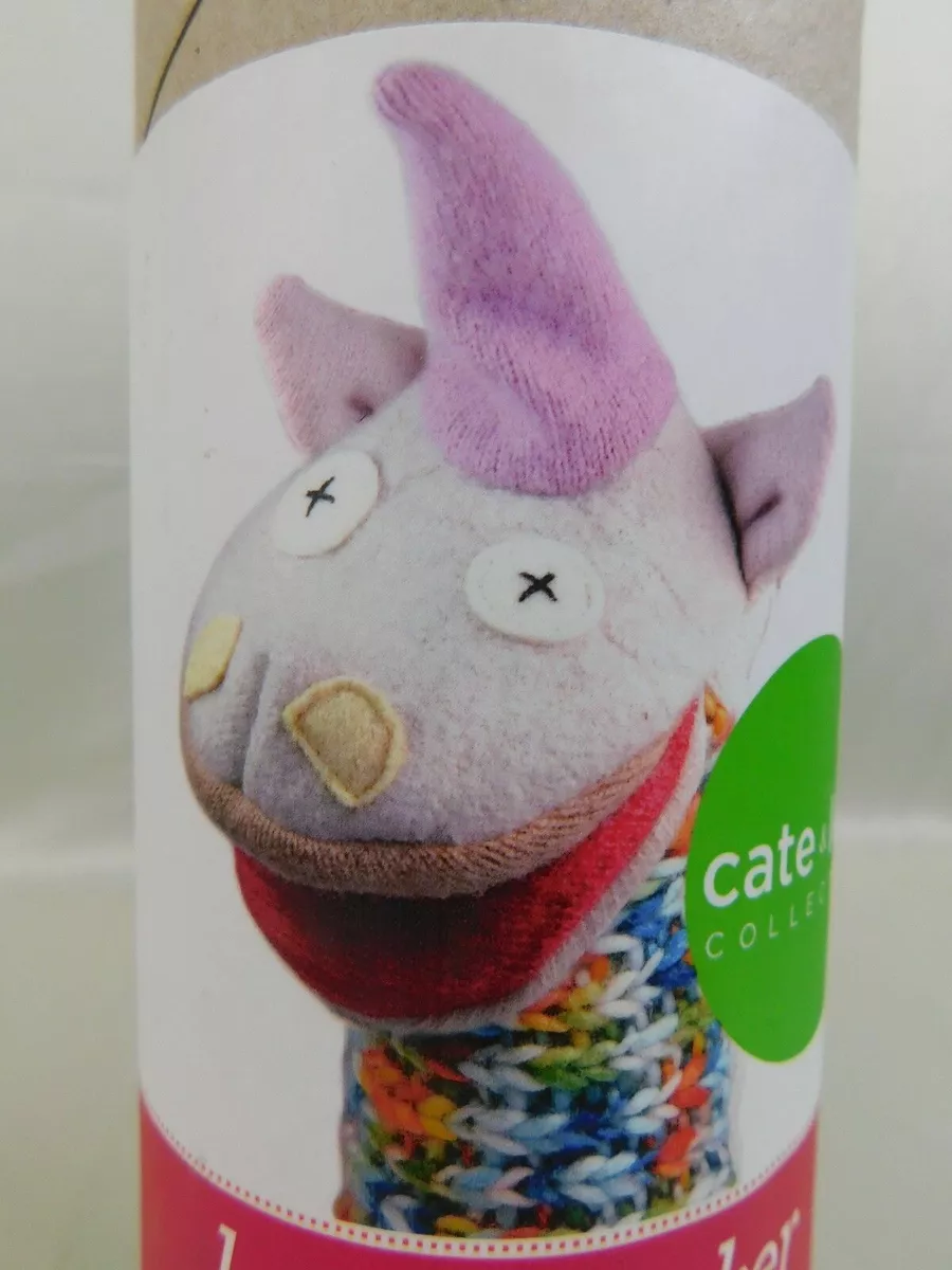 Cate & Levi Hand Puppet Making Kit Premium Reclaimed Wool Unicorn Sewing  Kit NWT