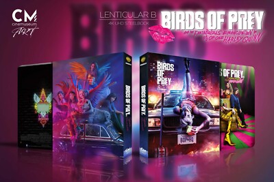 BIRDS OF PREY - CINEMUSEUM CMA#22 - LENTICULAR - STEELBOOK 4K + BLU-RAY + GADGET