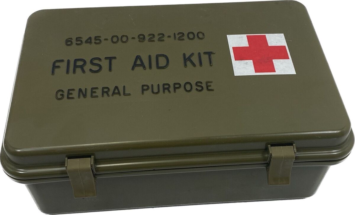 US MILITARY First Aid Kit Box , Complete | eBay US MILITARY First Aid Kit Box , Complete | eBay