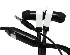 3.5mm In-Ear Headphone Noodle Earphone Flat Earbud Headset For Samsung iPhone LG