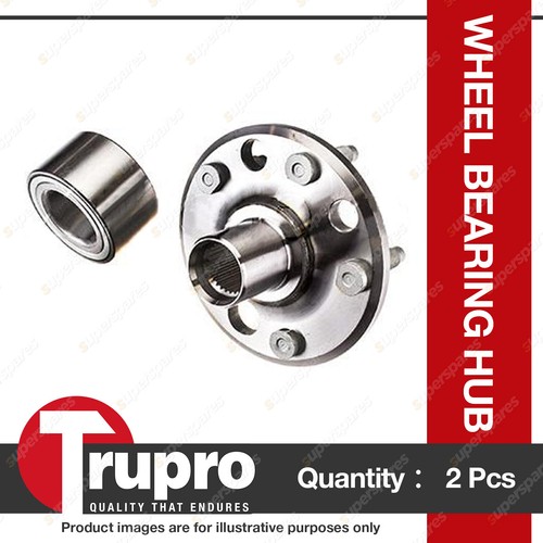 2 x Trupro Rear Wheel Bearing Hub for Ford Falcon BA BF Sedan 02-5/08 - Picture 2 of 2
