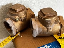 (Qty 2) Milwaukee Valve Swing Check Valve, Horizontal, 510T-200, 2 in