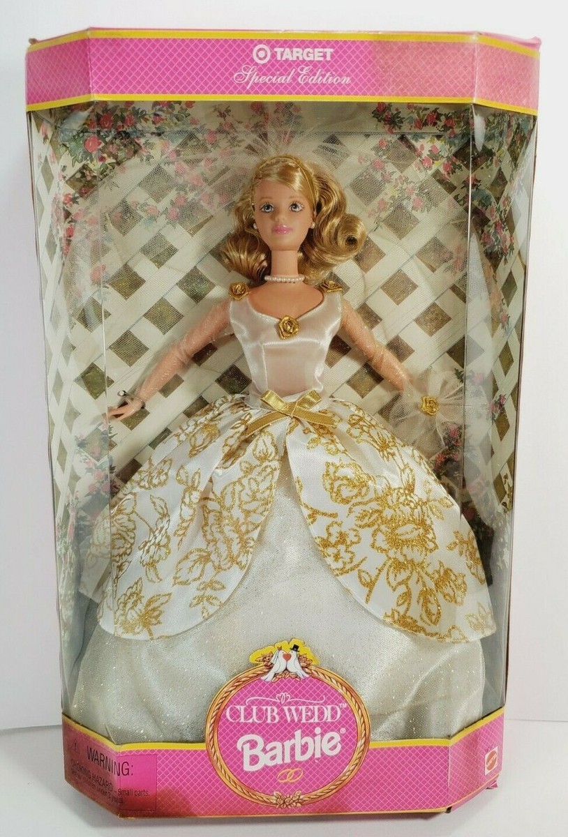 NEW 1997 Club Wedd Barbie Doll Target Special Edition Mattel