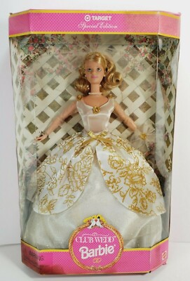 NEW 1997 Club Wedd Barbie Doll Target Special Edition Mattel