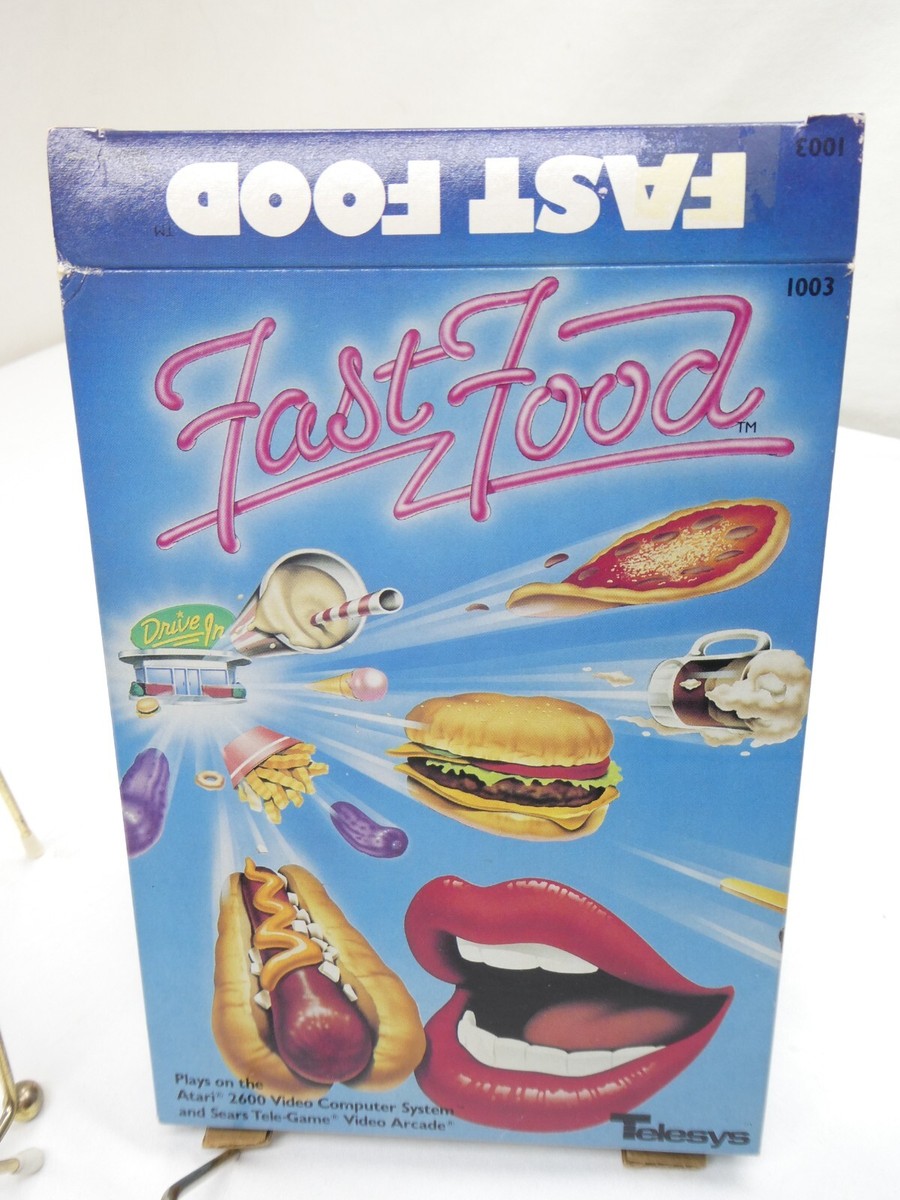 Fast Food (Atari 2600, 1982) Complete Tested and working | eBay