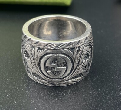 アクセサリー 2000's GUCCI SILVER RING TWIST Gucci NEW Garden Tiger Head Silver Ring Ag925 461991 | eBay
