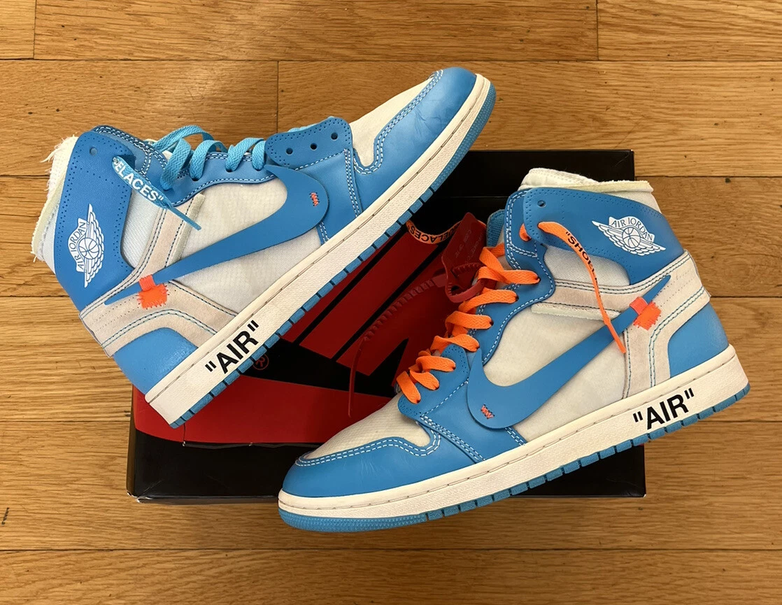 Air Jordan 1 Retro High Off-White University Blue