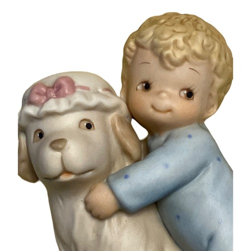 Enesco Figurine 1995 Boy with Dog - Picture 2 of 12
