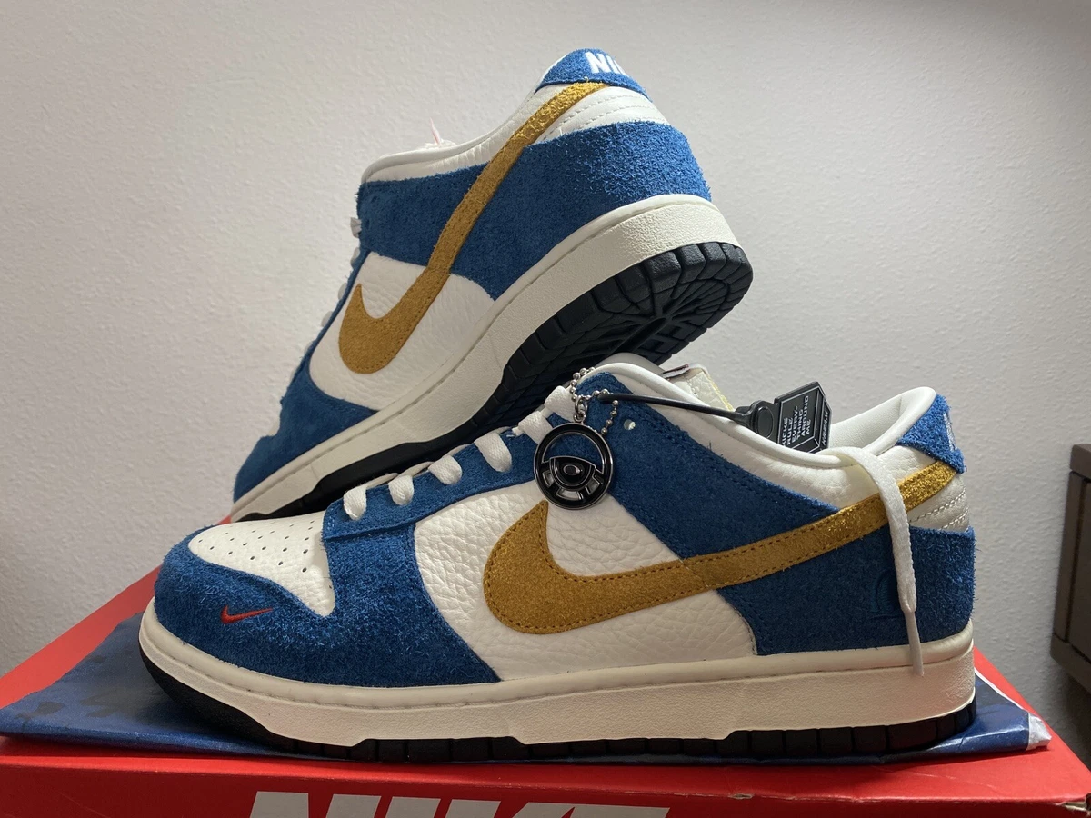 Size 9.5 - Nike x Kasina Dunk Low ‘80s Bus’ (Industrial Blue)