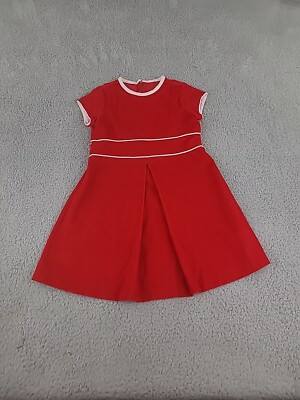 Kelly's Kids Dress Red Corduroy Christmas Holiday Size Small 5-6 | eBay