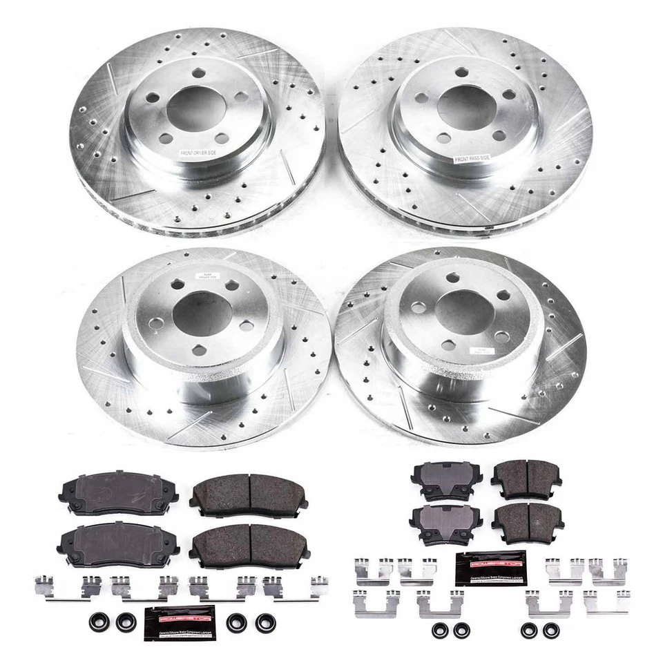 Power Stop K1715 1-Click Z23 Evolution Sport Brake Kit for 06-19 Dodge Charger Foto 2 de 2