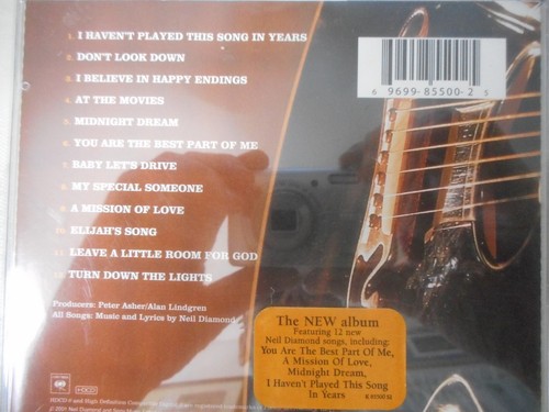 NEIL DIAMOND THREE CHORD OPERA CD - Picture 2 of 2