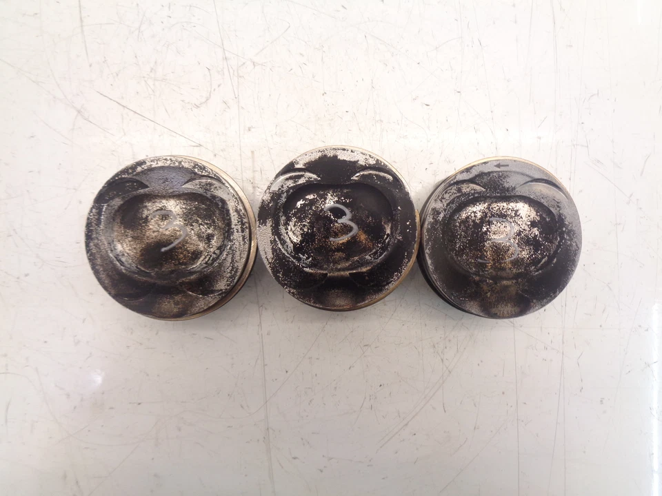 3x Pistón para VW Volkswagen Golf Jetta 2007 1.4 TSI BMY 140HP Foto 2 de 2