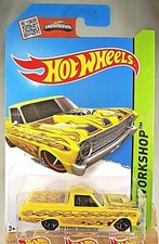 2015 Hot Wheels #212 HW Workshop-Heat Fleet '65 FORD RANCHERO Yellow Variation