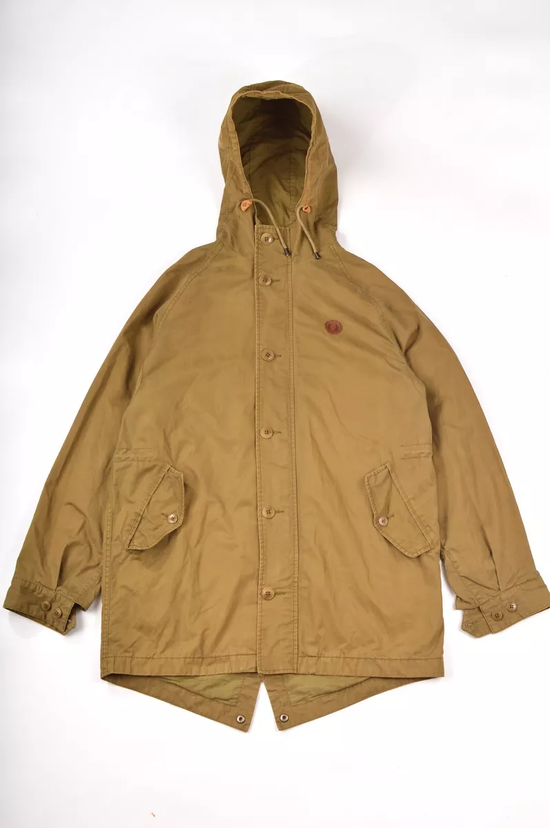Fred perry fishtail parka khaki sale