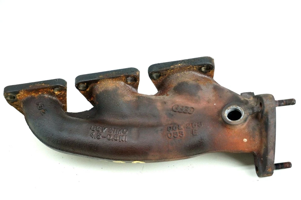 Colector de escape del motor izquierdo Audi A4 A6 2005-2008 3,2 L 06E253033E Foto 3 de 4