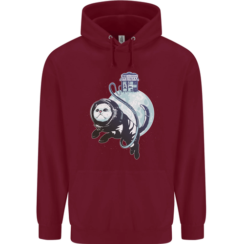 Space Astronaut Cat Funny Childrens Kids Hoodie - Picture 30 of 88