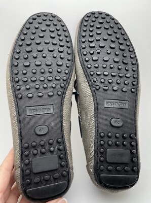 NEW* Alton Lane Custom Made Linen Loafers Moccasins Slip-ons 