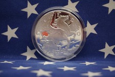 2017 Pegasus Horse 1 Troy Oz .999 Fine Solid Silver Coin Encapsulated GoldSilver 46.95 per troy oz